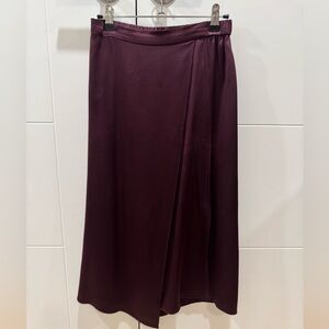 Vince Burgundy/Dark wine Silk Skirt